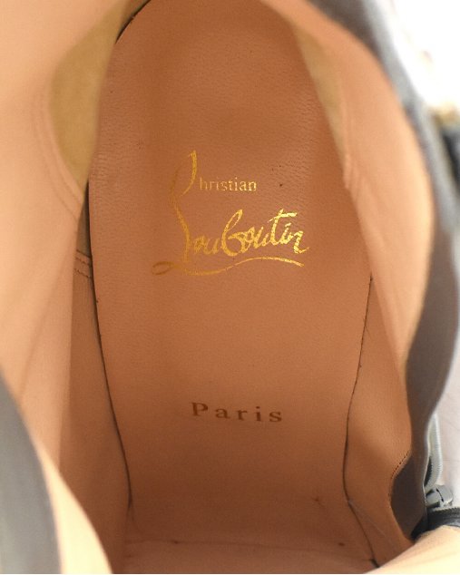 SL ANKLE BUCKLE BOOT PLATFORM PORPOISE CALFSKIN